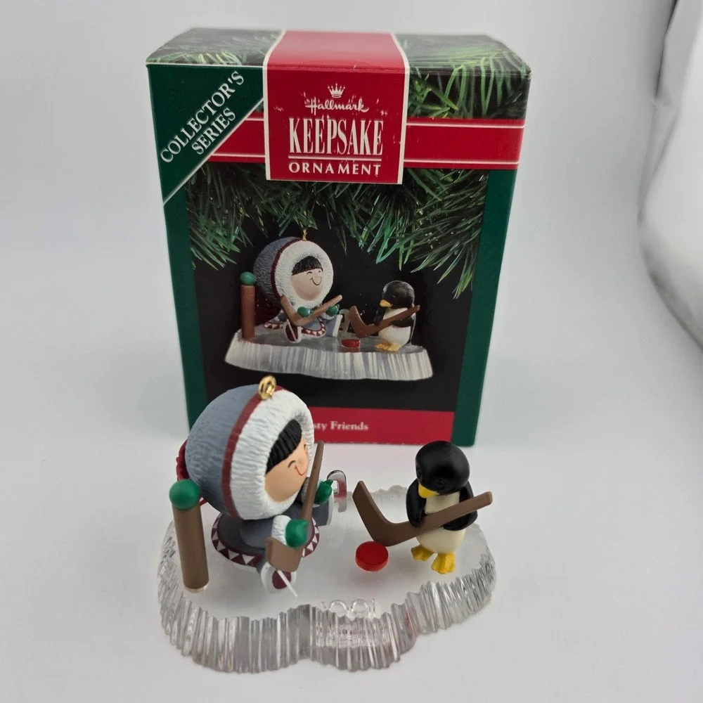 Hallmark 1991 Frosty Friends 12th in Series Keepsake Christmas Ornament With Box